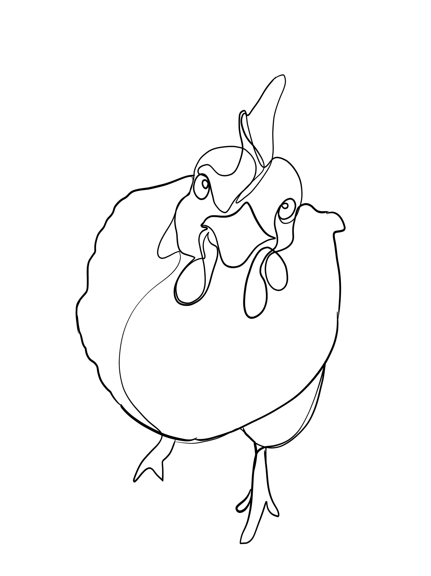 Gallina — Una línea, serie one line