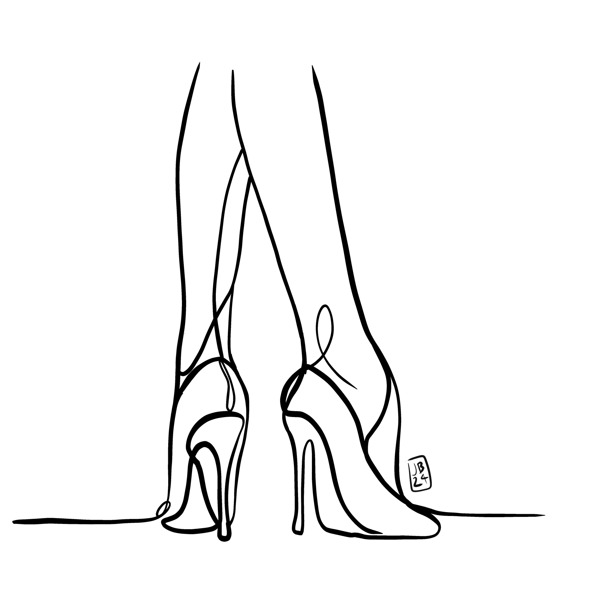 Tacones — Una línea, serie one line