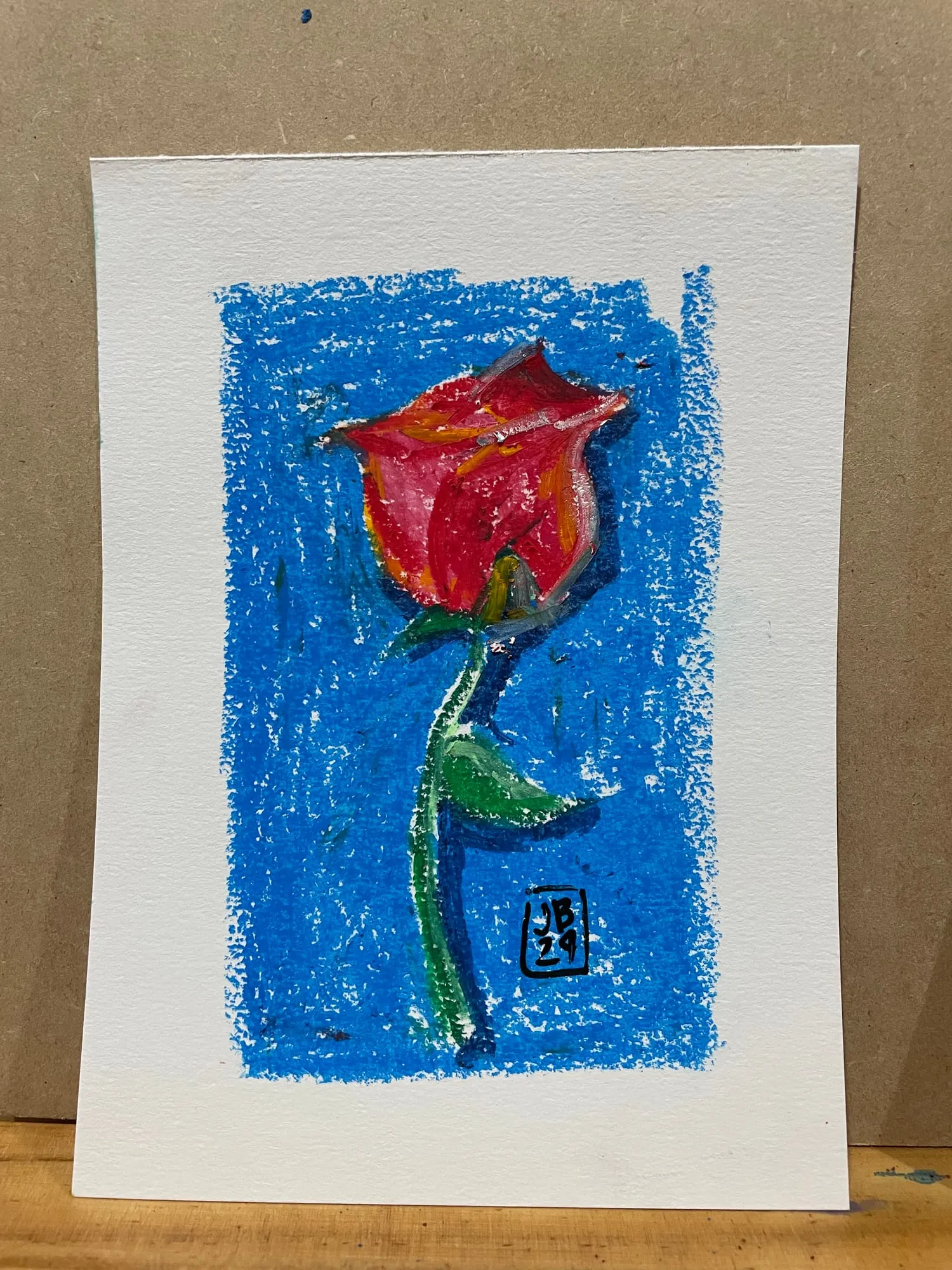 Sin título 01 — óleo pastel