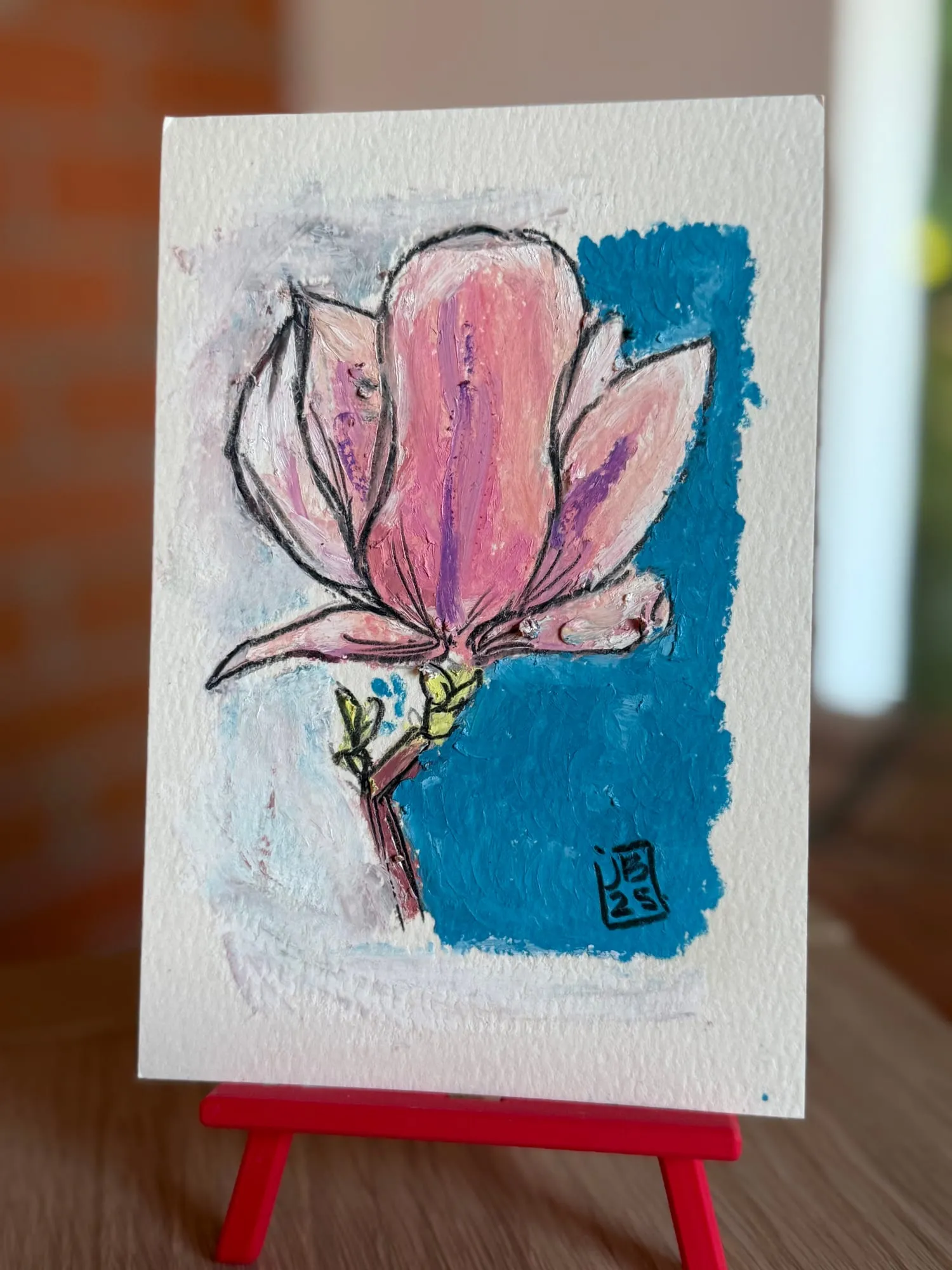 Sin título 22 — Óleo pastel, serie oleo pastel