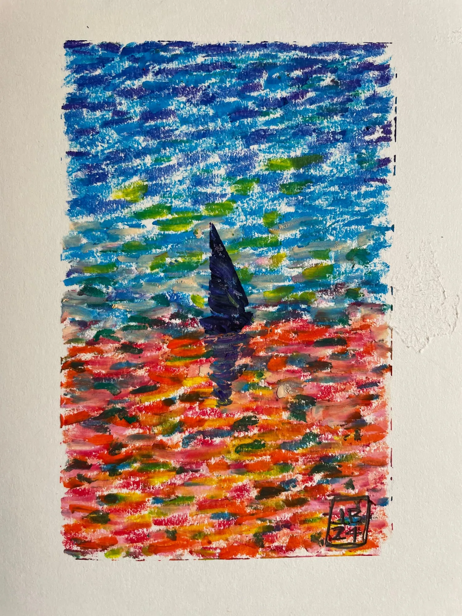Sin título 03 — óleo pastel