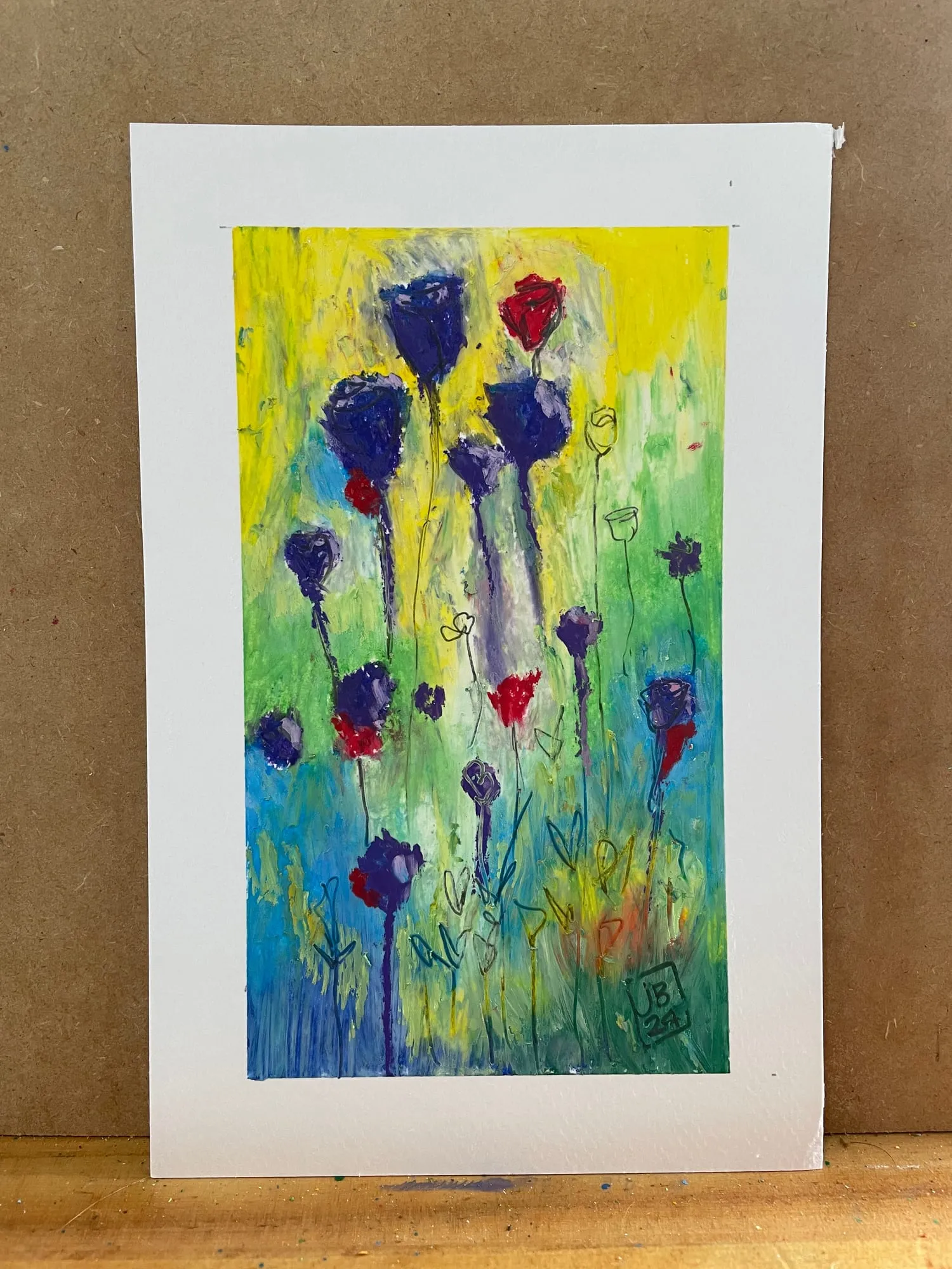 Sin título 05 — óleo pastel