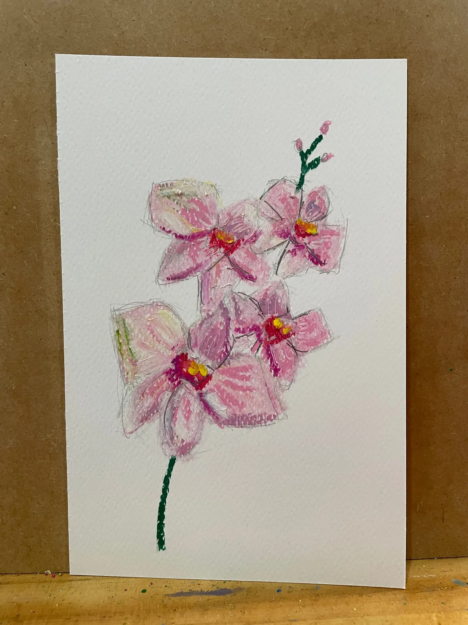 Sin título 09 — óleo pastel