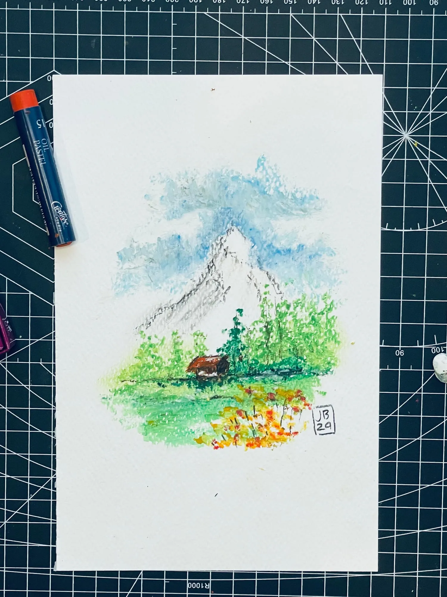 Sin título 10 — óleo pastel