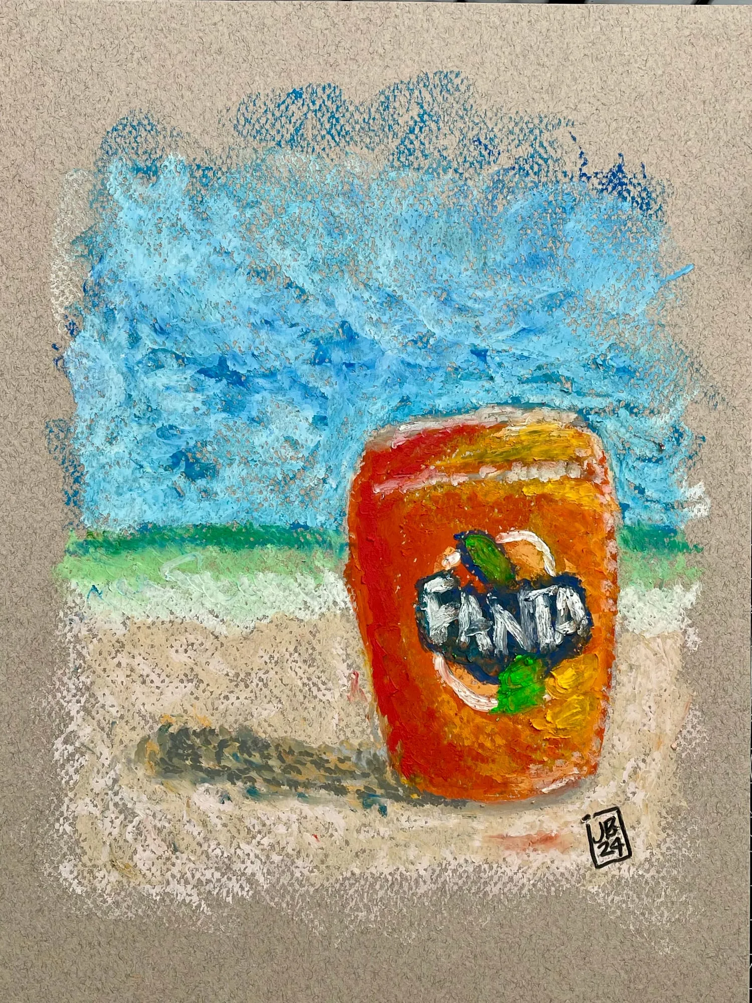 Sin título 11 — óleo pastel